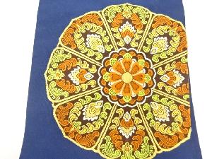 アンティーク　綴れ花模様織出し名古屋帯